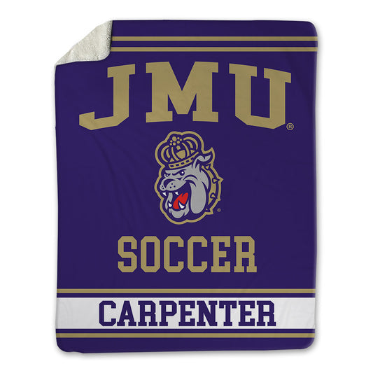 JMU - NCAA Women's Soccer : Lauren Carpenter - Blanket-0