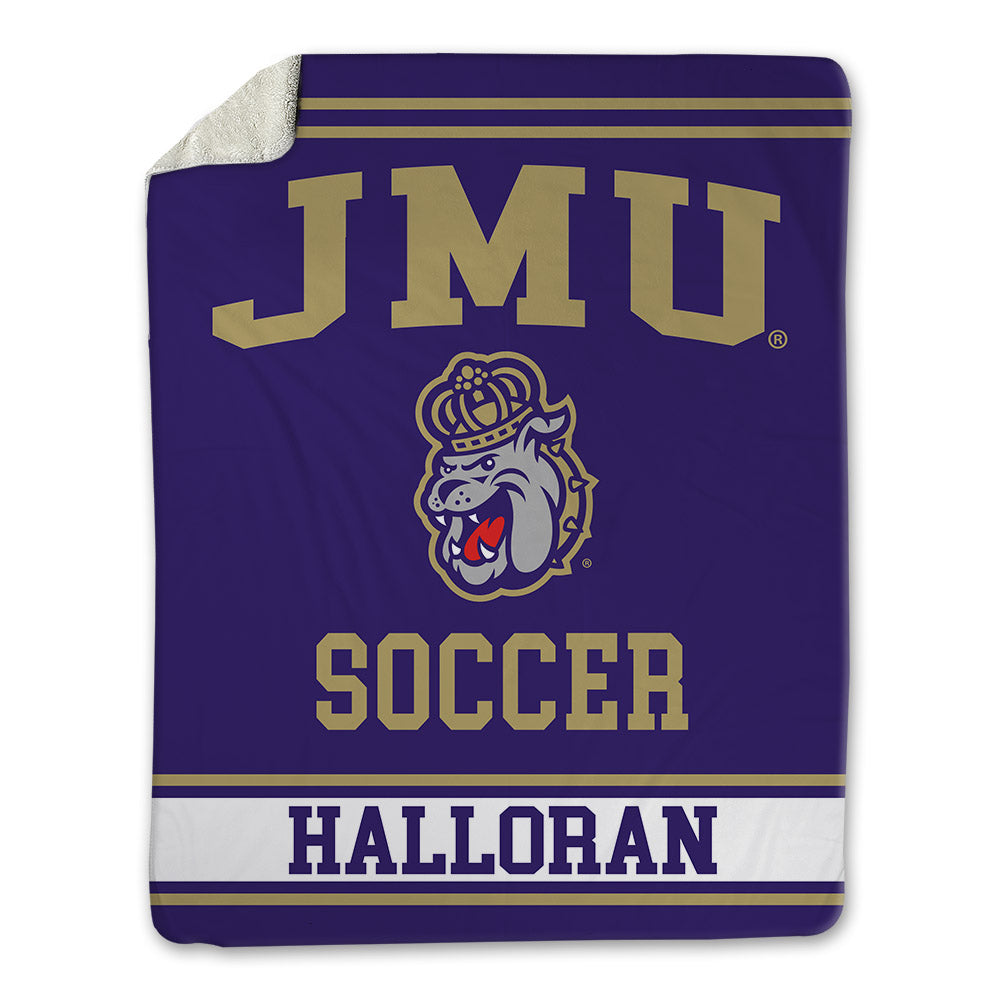 JMU - NCAA Men's Soccer : Smith Halloran - Blanket-0
