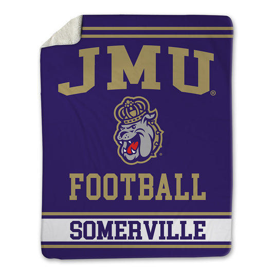 JMU - NCAA Football : Jamari Somerville - Blanket-0