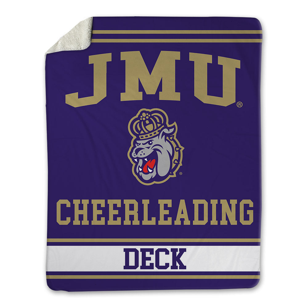 JMU - NCAA Cheerleading : Emily Deck - Blanket-0