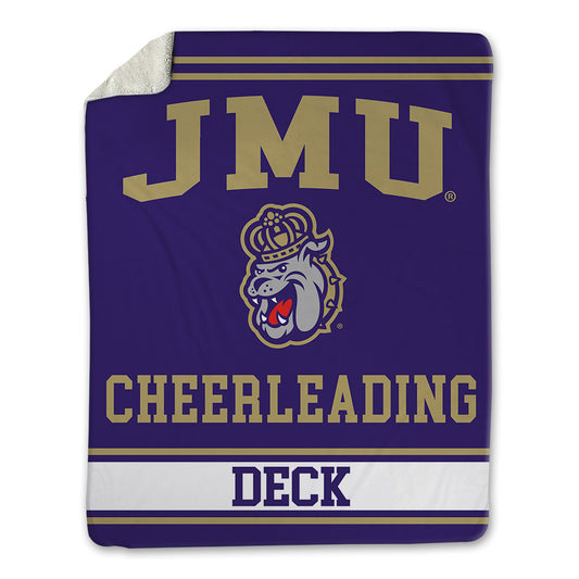 JMU - NCAA Cheerleading : Emily Deck - Blanket-0