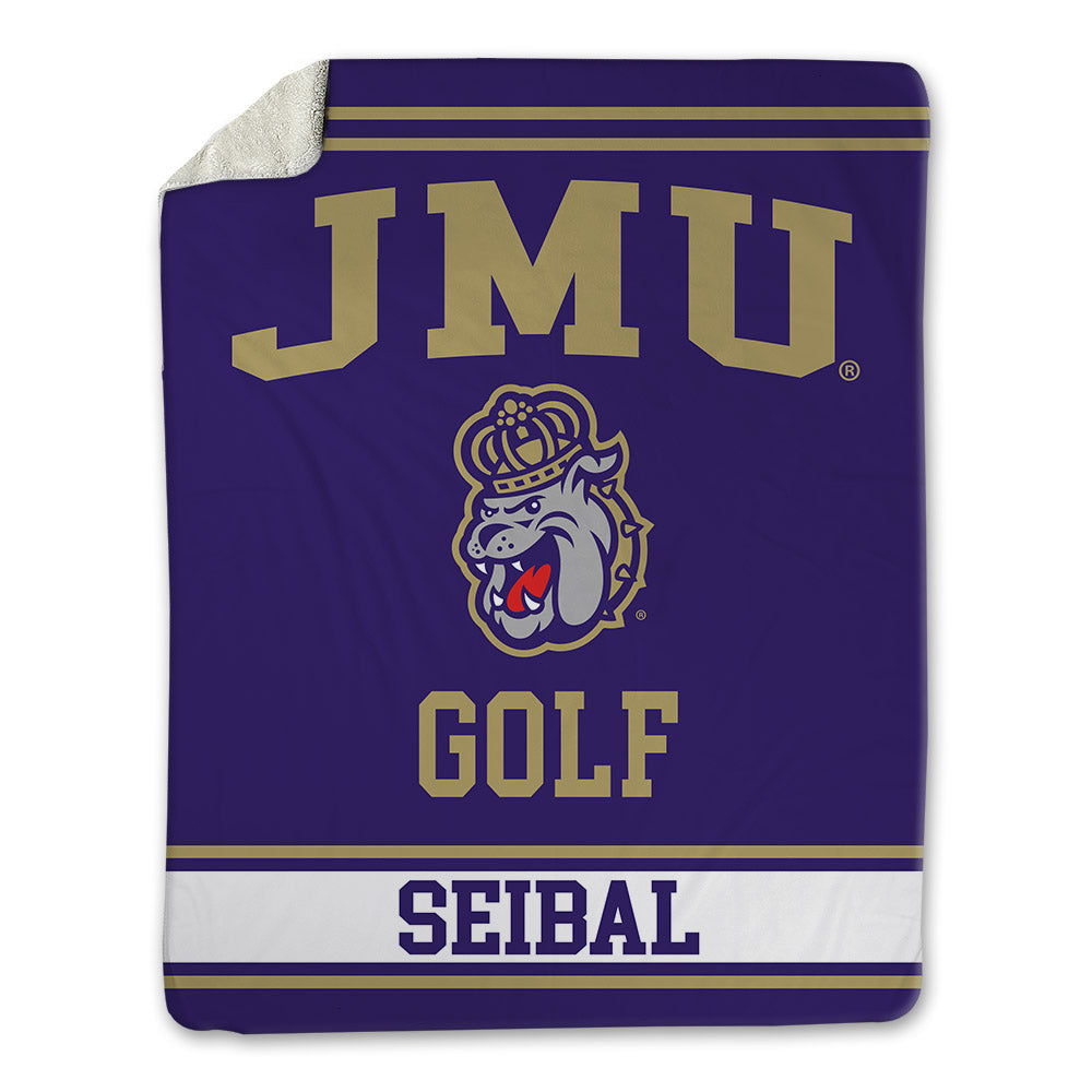 JMU - NCAA Men's Golf : Alex Seibal - Blanket-0