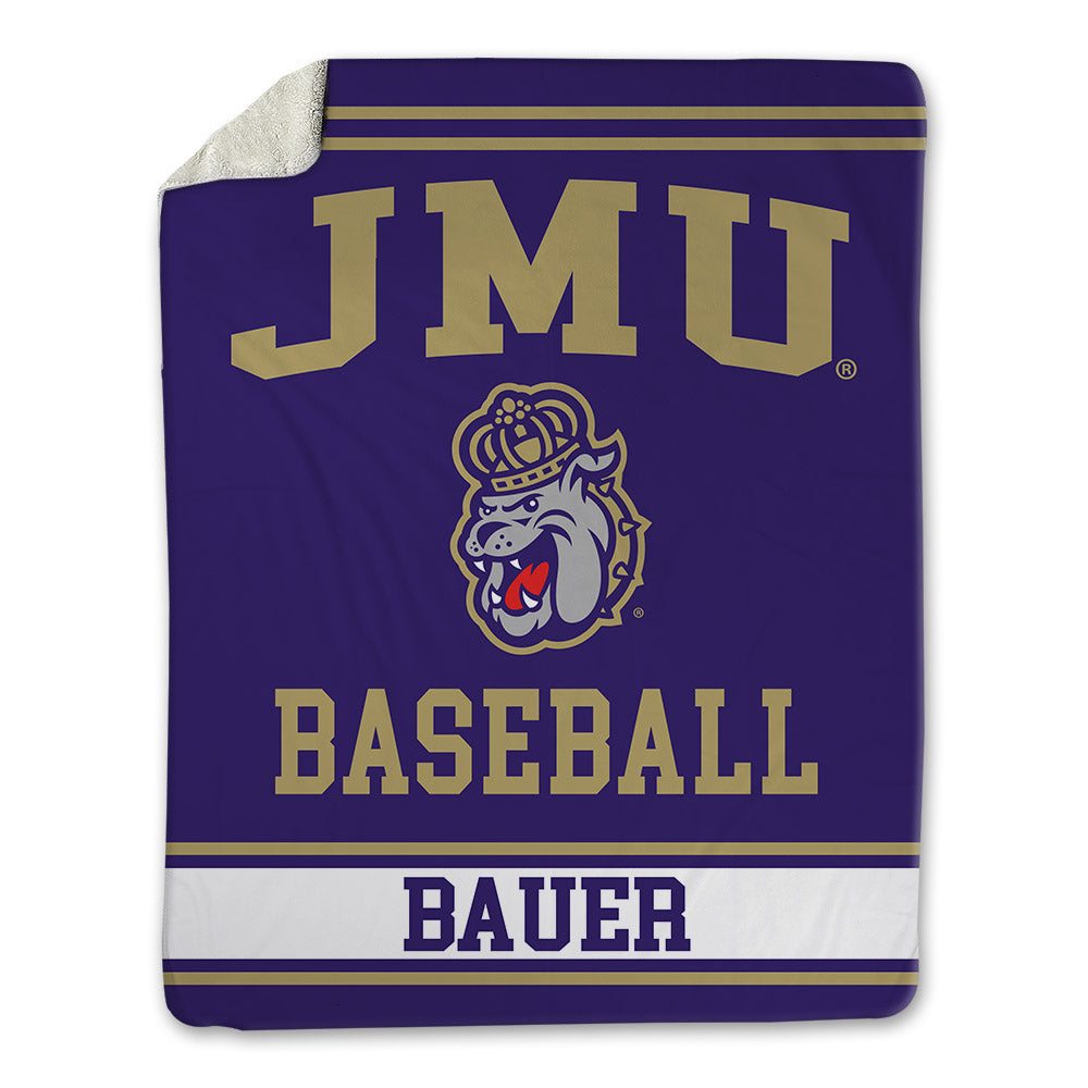 JMU - NCAA Baseball : Landon Bauer - Blanket-0