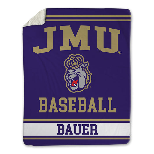 JMU - NCAA Baseball : Landon Bauer - Blanket-0