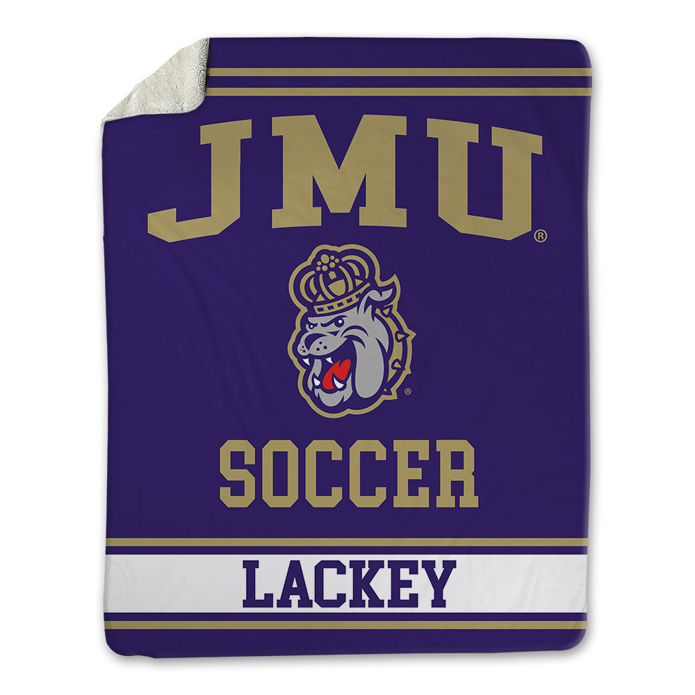 JMU - NCAA Women's Soccer : Ginny Lackey - Blanket-0