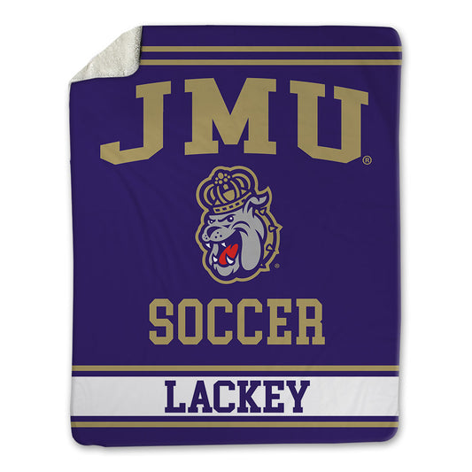 JMU - NCAA Women's Soccer : Ginny Lackey - Blanket-0