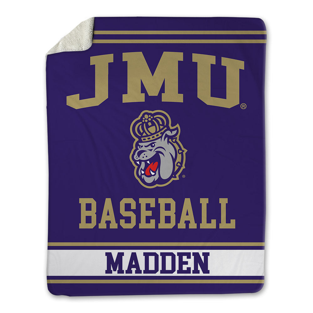 JMU - NCAA Baseball : Griffin Madden - Blanket-0