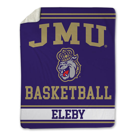 JMU - NCAA Women's Basketball : Jemma Eleby - Blanket-0