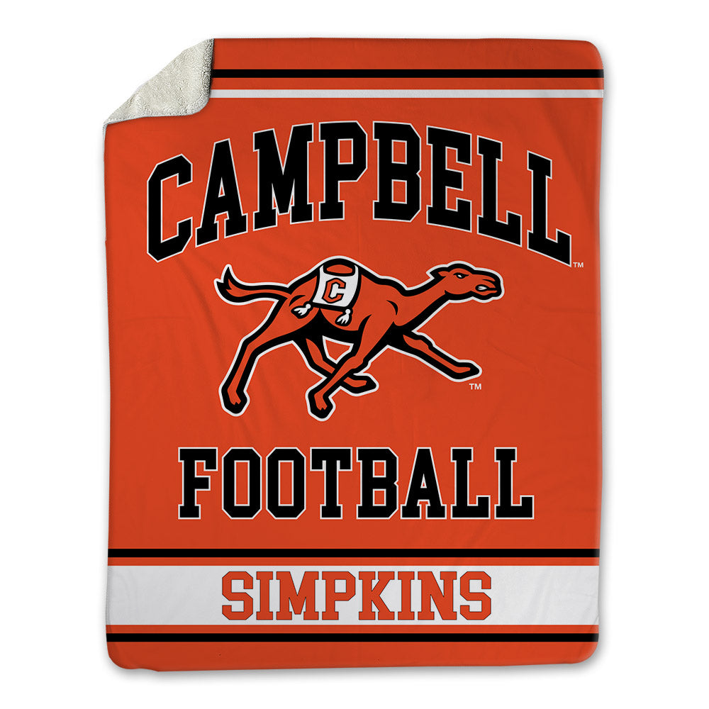 Campbell - NCAA Football : Kaleb Simpkins - Blanket-0