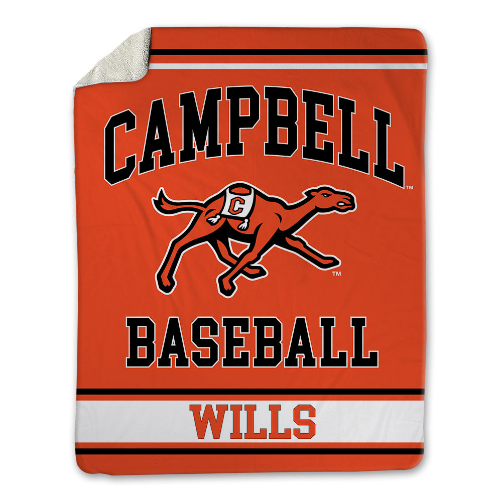 Campbell - NCAA Baseball : Houston Wills - Blanket-0