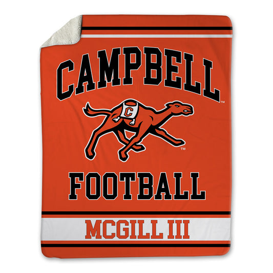 Campbell - NCAA Football : Mikey McGill III - Blanket-0