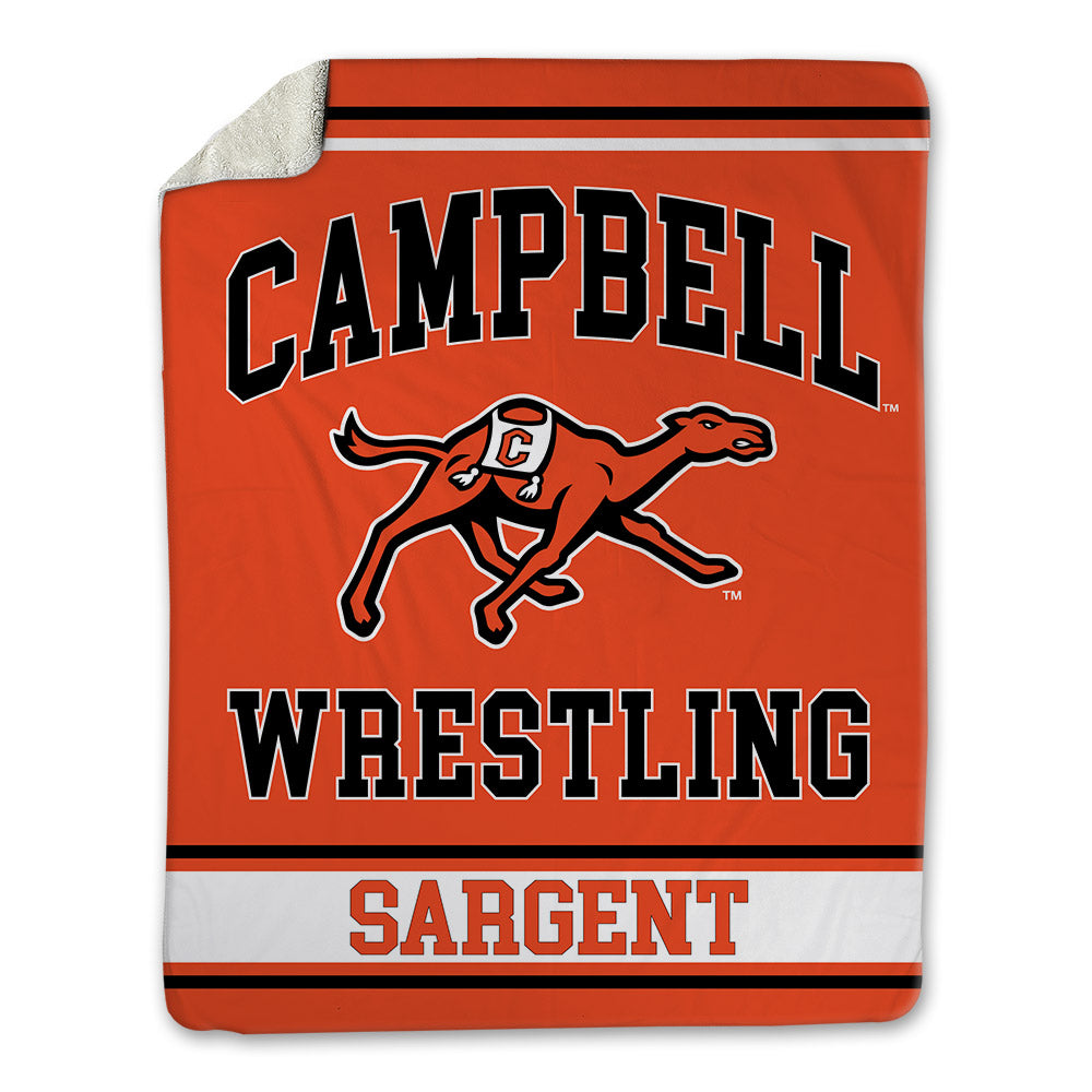 Campbell - NCAA Wrestling : Landon Sargent - Blanket-0