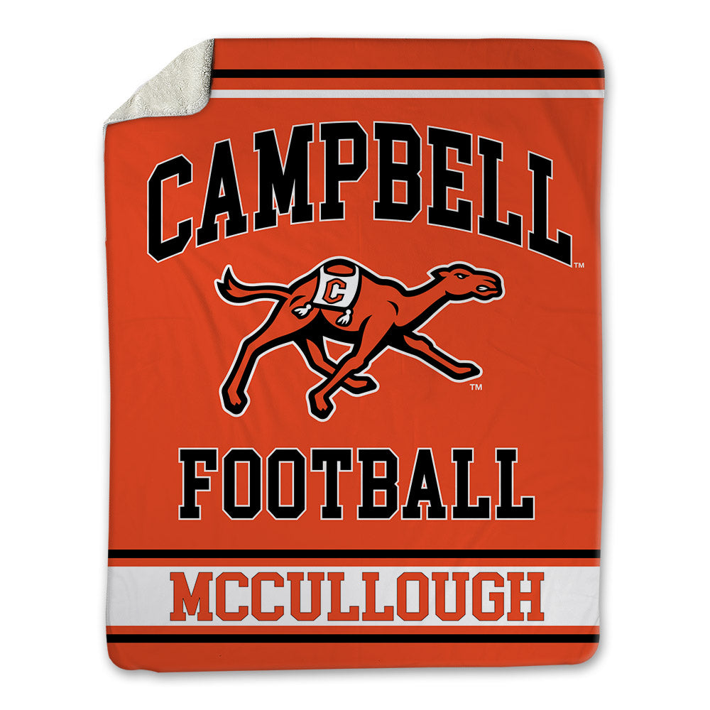 Campbell - NCAA Football : Robert McCullough - Blanket-0