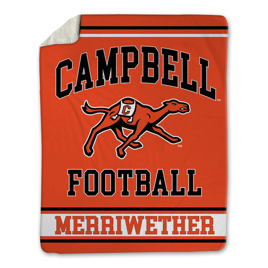 Campbell - NCAA Football : Mason Merriwether - Blanket-0