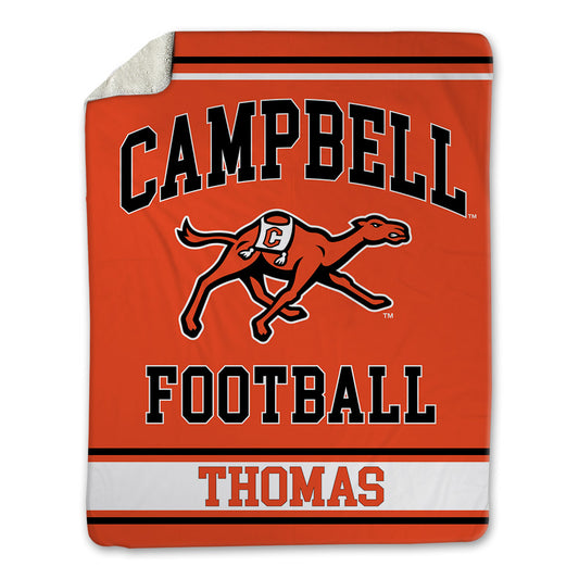 Campbell - NCAA Football : Malachi Thomas - Blanket-0