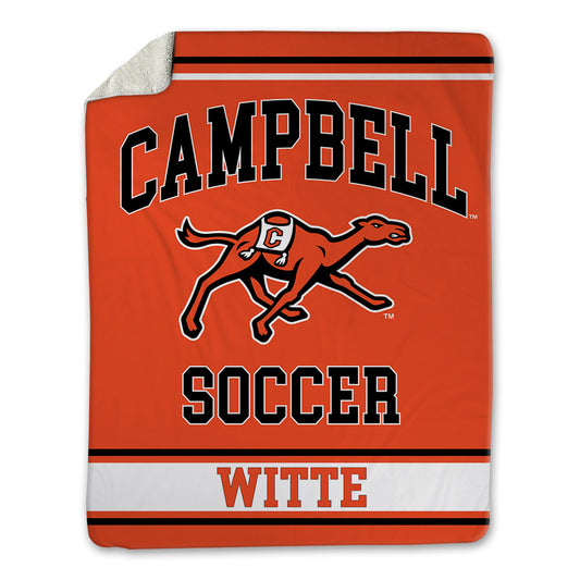 Campbell - NCAA Women's Soccer : Samantha Witte - Blanket-0
