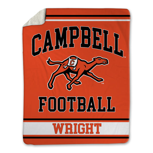 Campbell - NCAA Football : Logan Wright - Blanket-0