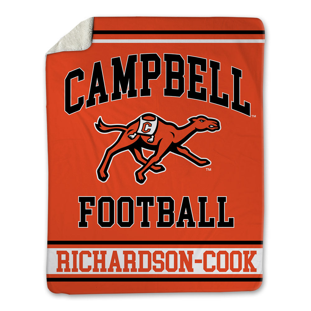 Campbell - NCAA Football : Keynan Richardson-Cook - Blanket-0