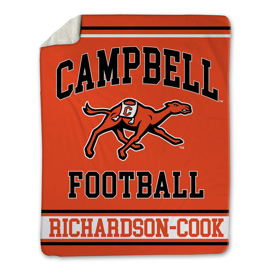 Campbell - NCAA Football : Keynan Richardson-Cook - Blanket-0
