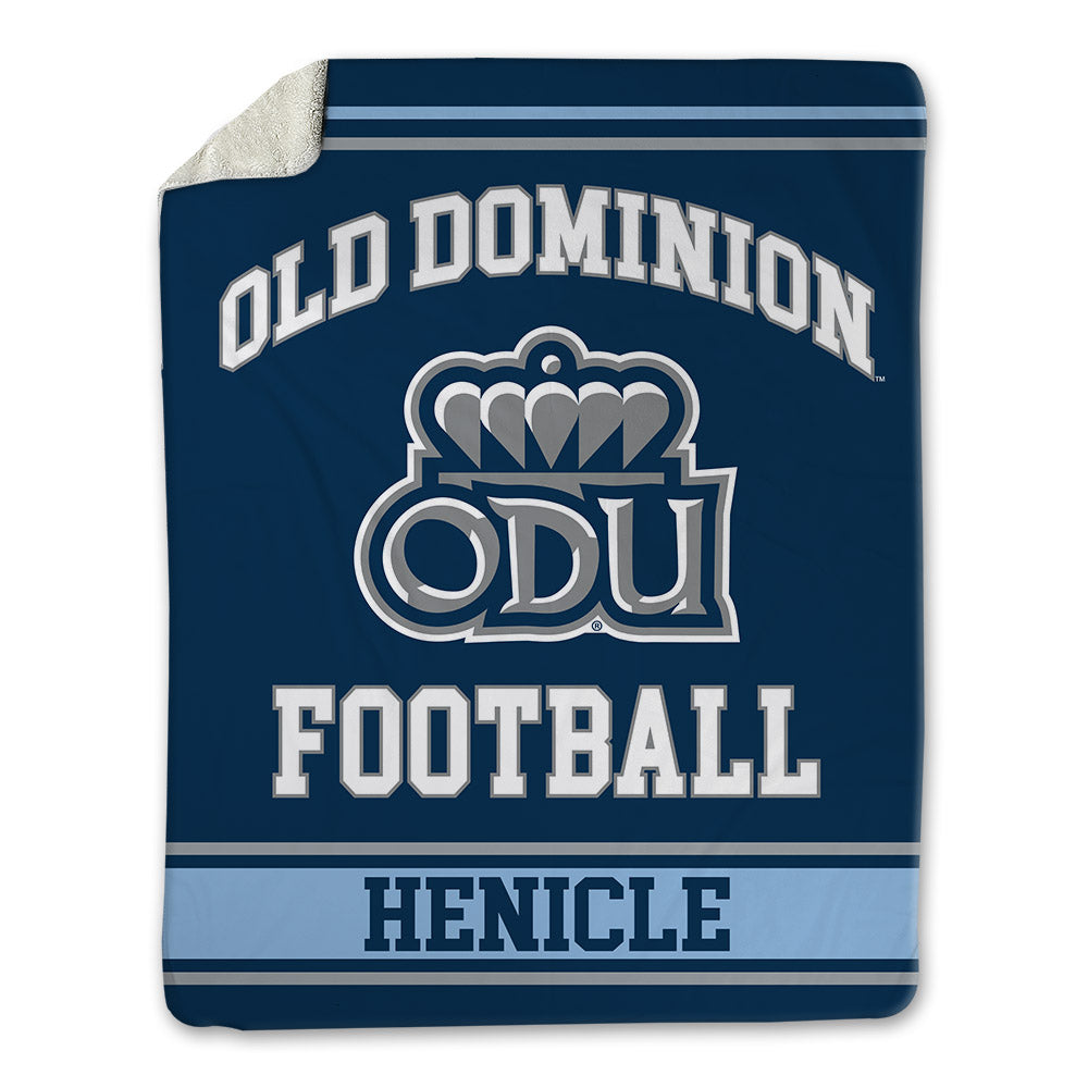 Old Dominion - NCAA Football : Quinn Henicle - Blanket-0