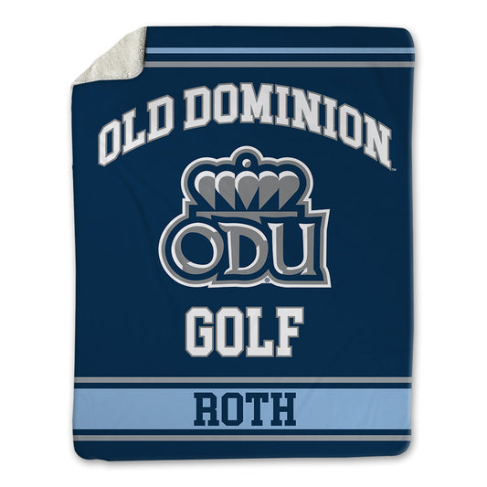 Old Dominion - NCAA Men's Golf : Roman Roth - Blanket-0