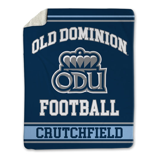 Old Dominion - NCAA Football : brandon crutchfield - Blanket-0