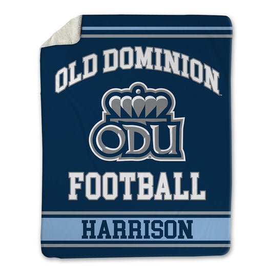Old Dominion - NCAA Football : Gavin Harrison - Blanket-0