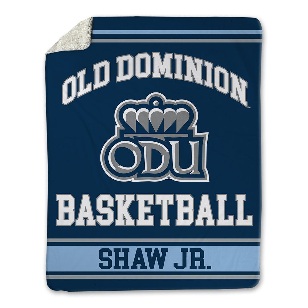 Old Dominion - NCAA Men's Basketball : Kc Shaw Jr. - Blanket-0