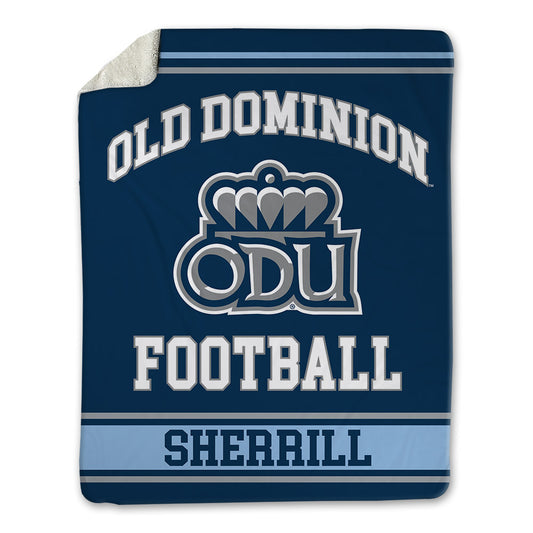 Old Dominion - NCAA Football : Je'Hahj Sherrill - Blanket-0