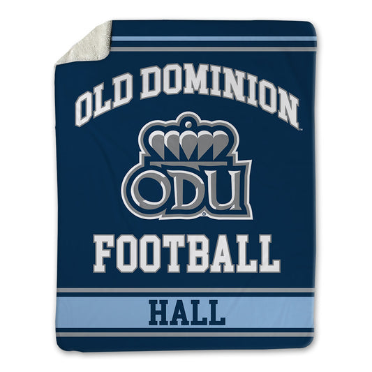 Old Dominion - NCAA Football : Treyvion Hall - Blanket-0