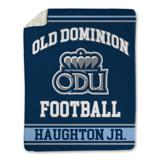 Old Dominion - NCAA Football : Leon Haughton Jr. - Blanket-0