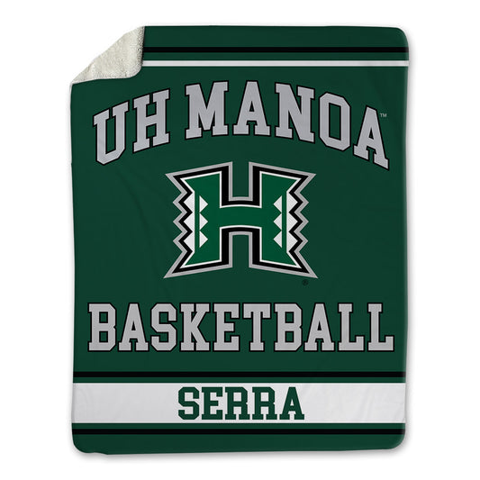 Hawaii - NCAA Women's Basketball : Fiamma Serra - Blanket-0