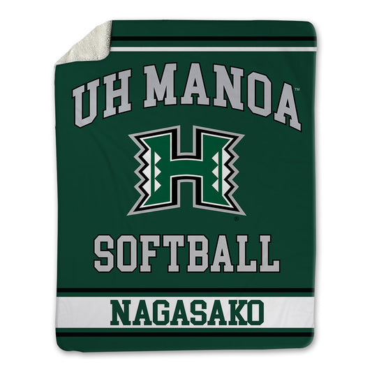 Hawaii - NCAA Softball : Bailey Nagasako - Blanket-0