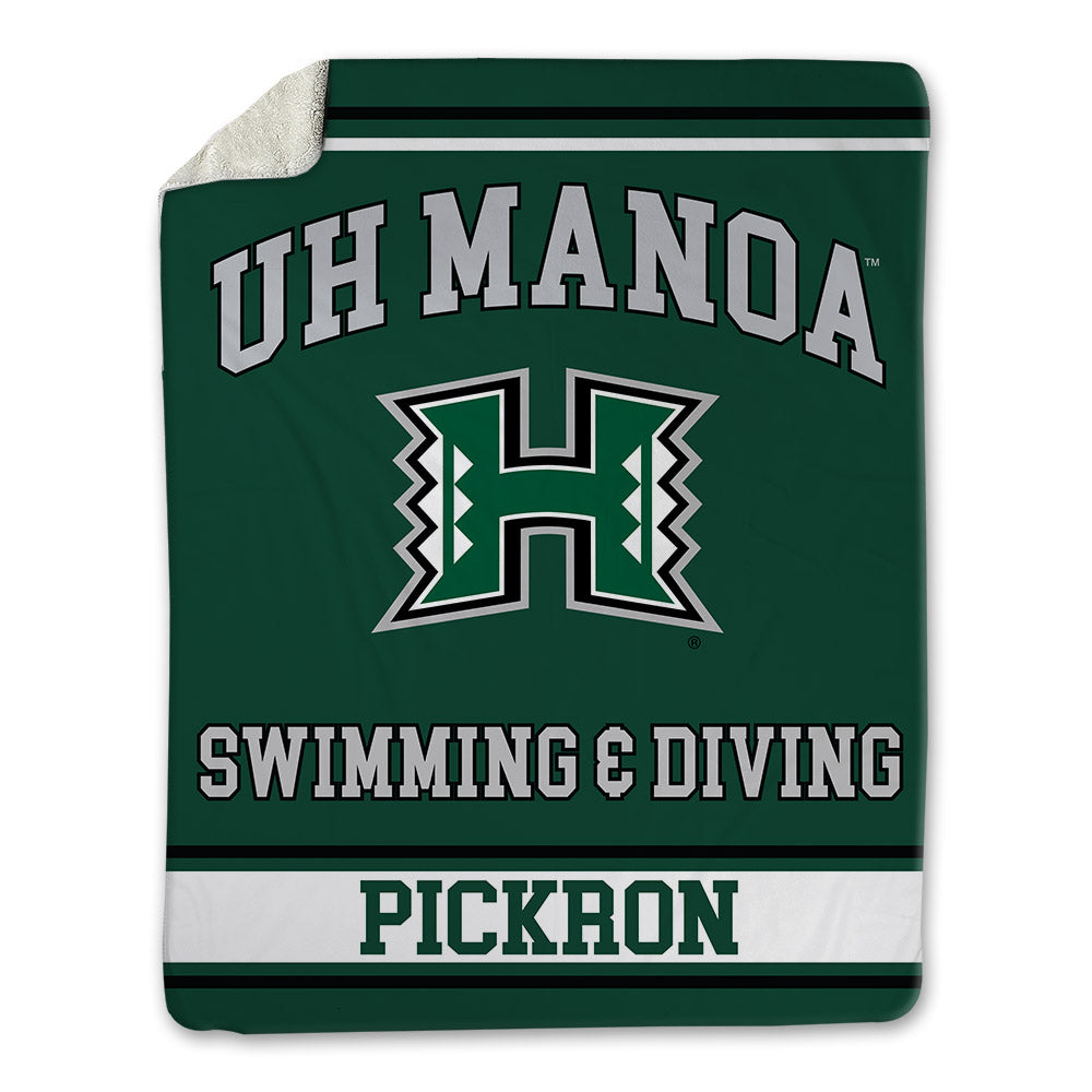 Hawaii - NCAA Women's Swimming & Diving : Ruby Pickron - Blanket-0