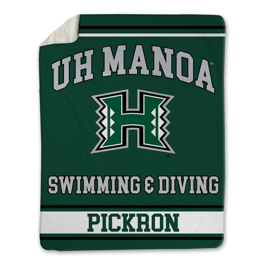 Hawaii - NCAA Women's Swimming & Diving : Ruby Pickron - Blanket-0