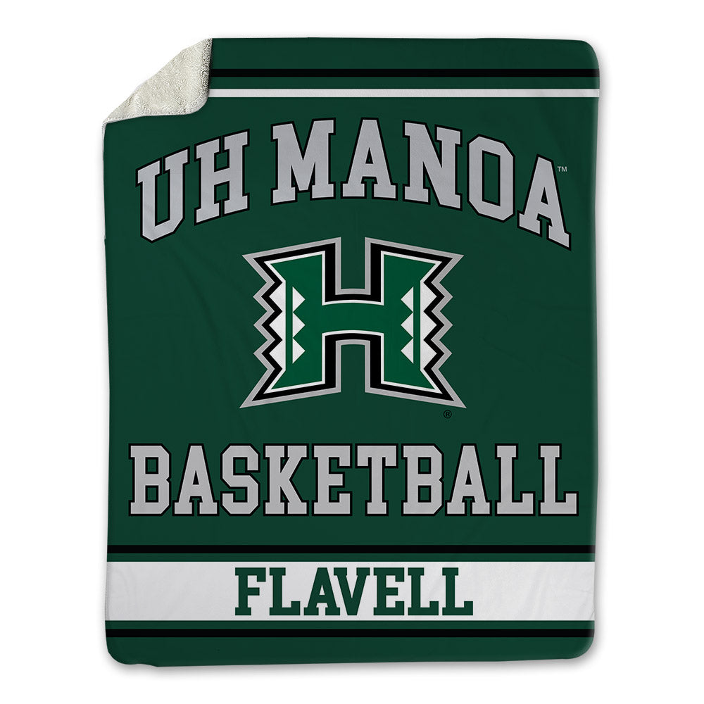 Hawaii - NCAA Women's Basketball : Bailey Flavell - Blanket-0