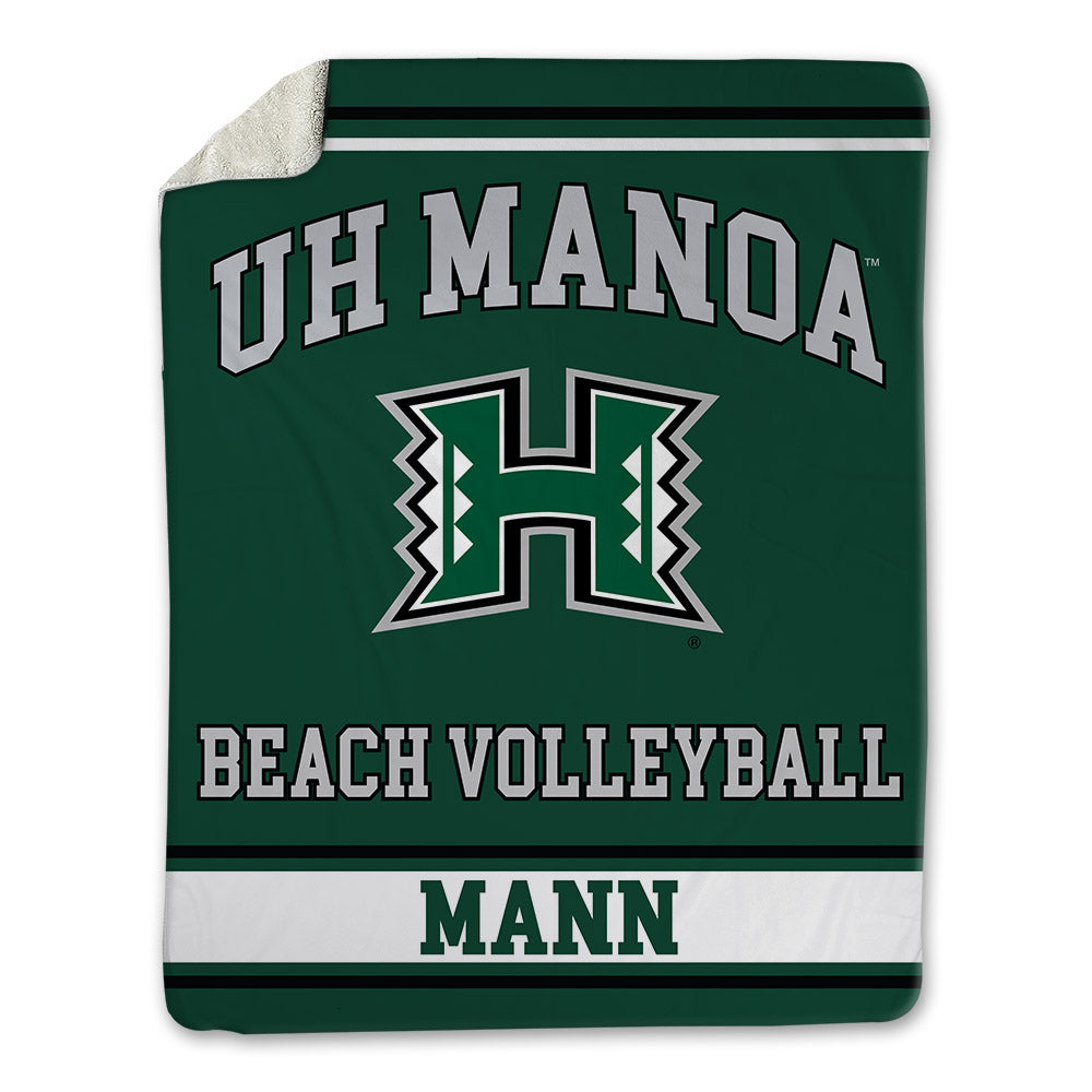 Hawaii - NCAA Beach Volleyball : Jesse Mann - Blanket-0