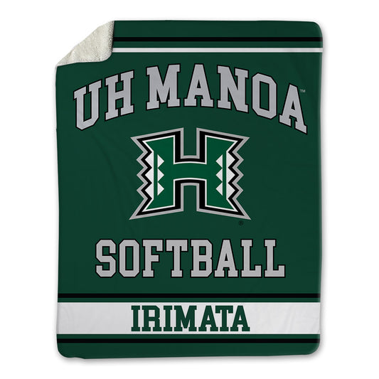 Hawaii - NCAA Softball : Taryn Irimata - Blanket-0