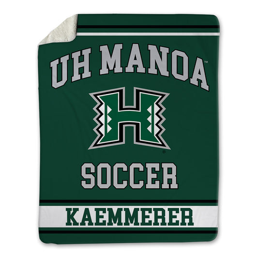 Hawaii - NCAA Women's Soccer : Isabella Kaemmerer - Blanket-0