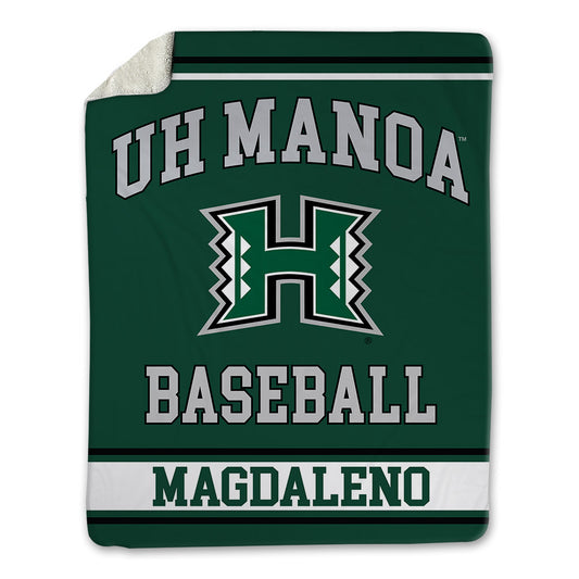 Hawaii - NCAA Baseball : Isaiah Magdaleno - Blanket-0