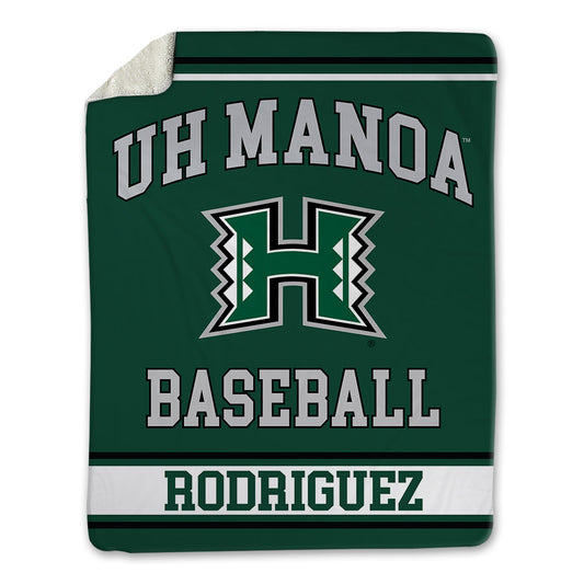 Hawaii - NCAA Baseball : Noah Rodriguez - Blanket-0