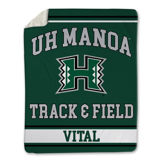 Hawaii - NCAA Women's Track & Field : Samaria Vital - Blanket-0