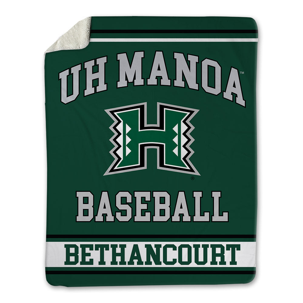 Hawaii - NCAA Baseball : Tino Bethancourt - Blanket-0