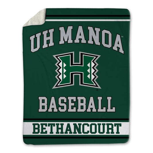Hawaii - NCAA Baseball : Tino Bethancourt - Blanket-0