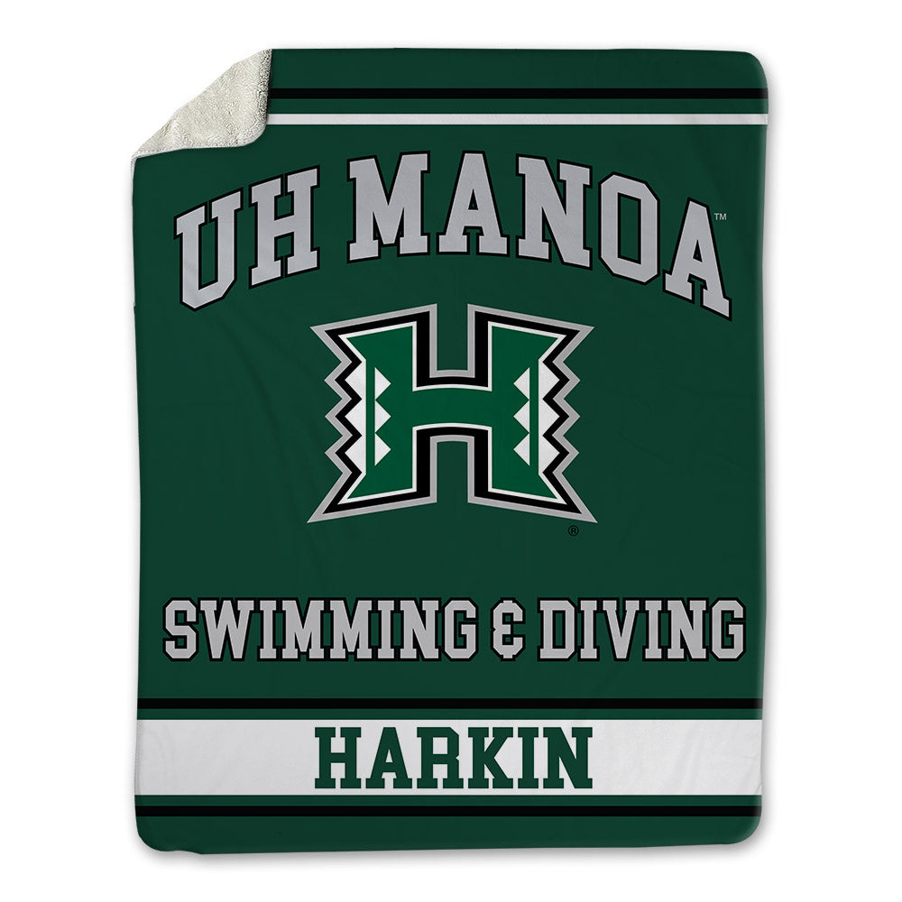 Hawaii - NCAA Women's Swimming & Diving : Aoife Harkin - Blanket-0