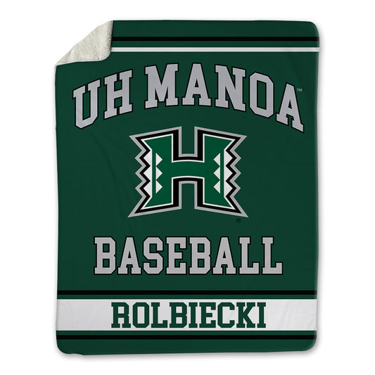 Hawaii - NCAA Baseball : Evan Rolbiecki - Blanket-0
