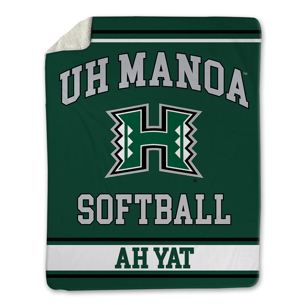 Hawaii - NCAA Softball : Milan Ah Yat - Blanket-0