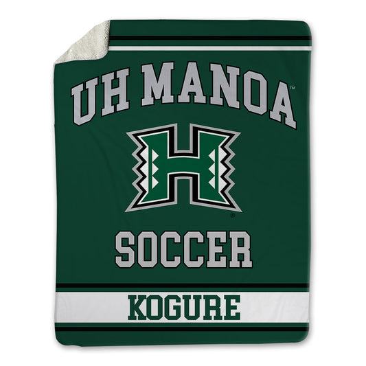 Hawaii - NCAA Women's Soccer : Wakaba Kogure - Blanket-0