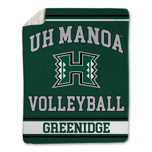 Hawaii - NCAA Men's Volleyball : Quintin Greenidge - Blanket-0