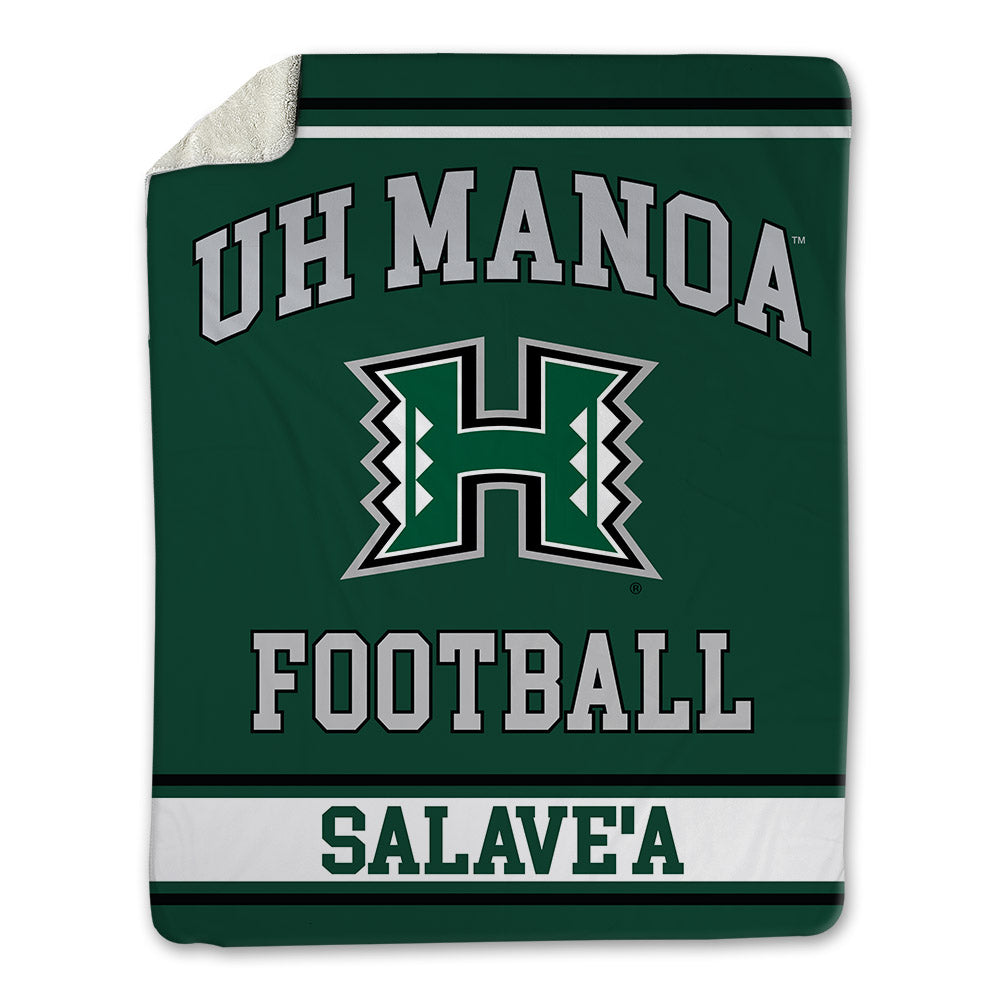 Hawaii - NCAA Football : Oakie Salave'a - Blanket-0